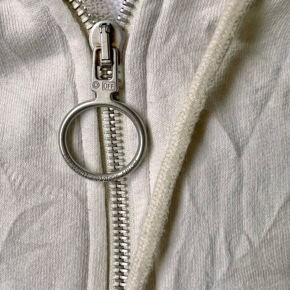 Off-White 2019 Spring -summer Diag Print Multicolor Zip Up Hoodie  Men’s Size XS - Picture 5 of 13